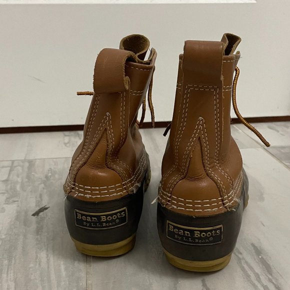 LL Bean Duck Boots Men\'s Tan/Brown sz. 8 main image 4